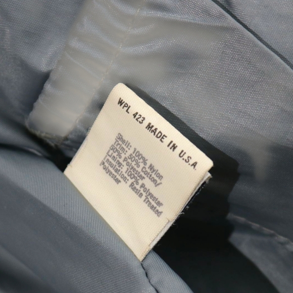 Levi's 1970’s Sportswear Corduroy Yoke Puffer Ski Jacket Blue Mens SIZE L RARE - Picture 11 of 14